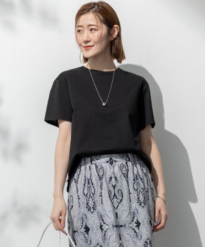 【洗える】ハイエンド クルーネック Tシャツ