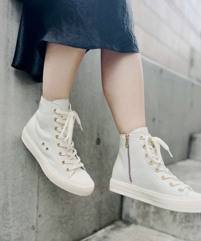 【販売店舗限定】サイドジップハイカットスニーカー