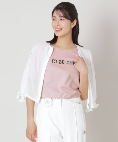 ビジューロゴ カットソー