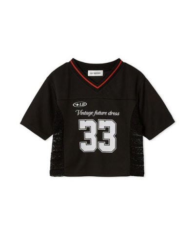 サイドレースナンバリングTシャツ
