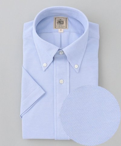【J.PRESS OXFORD JERSEY】カノコインレイパッチポケット シャ