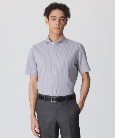 ニットサッカーシャツ（半袖）