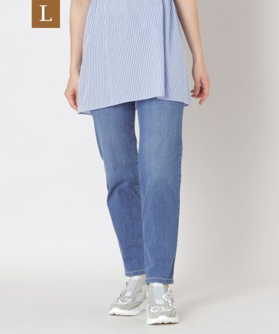 【L】ストレッチ デニムパンツ