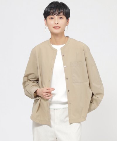 【防しわ】【UV対策】【ウォッシャブル】テックスブリッドシャツジャケット