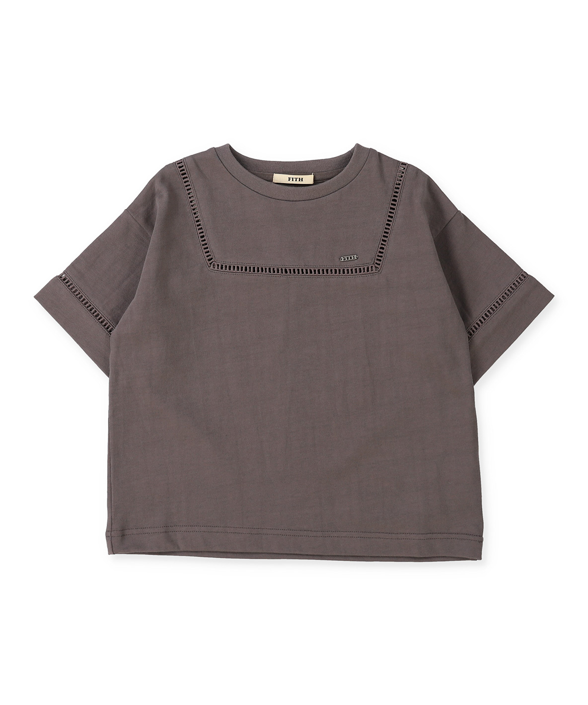 FITH フィス FITH Smooth Cotton Jersey Marine Tee グレー 130 FITH フィス FITH Smooth Cotton Jersey Marine Tee グレー 130