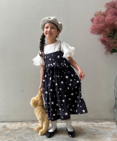 フィス FITH Star Jacquard Frill Dress