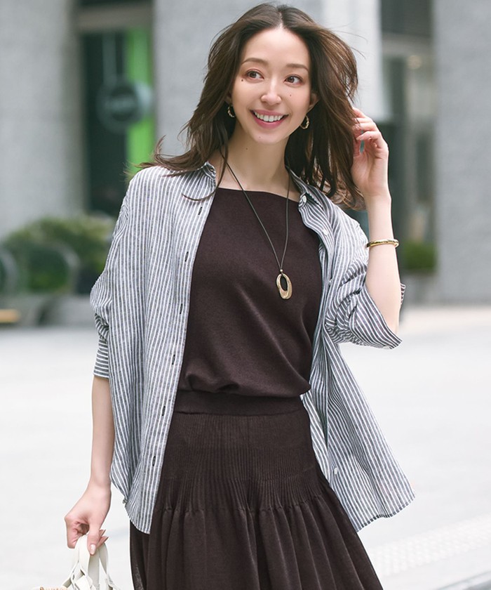 【杏さん着用】LIBECO ベーシック シャツ 杏さん着用】LIBECO ベーシック シャツ(508148551)｜阪急百貨店