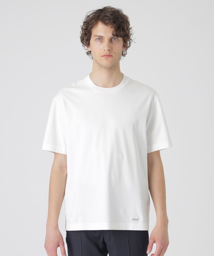 【新品・未使用】ブラックレーベル クレストブリッジ カットソー M ホワイト BLACK LABEL CRESTBRIDGE（ブラックレーベル クレストブリッジ） t