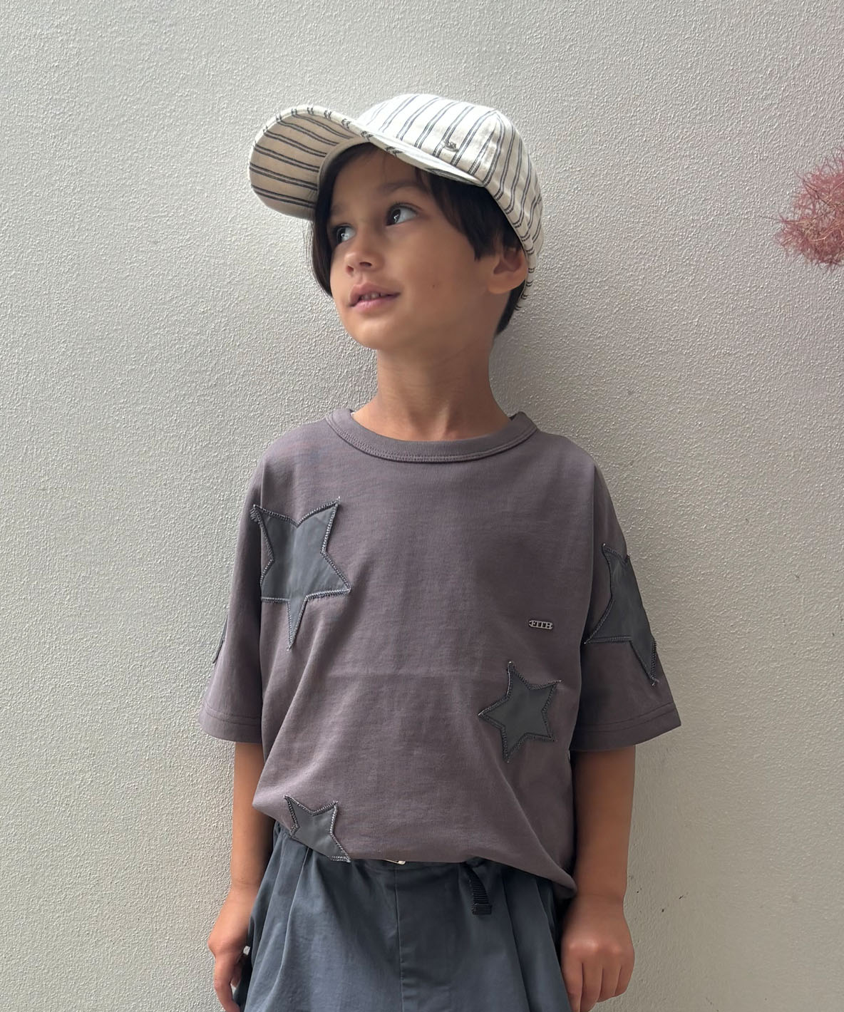 FITH フィス FITH Smooth Cotton Jersey and Star T グレー 140 FITH フィス FITH Smooth Cotton Jersey and Star T グレー 140