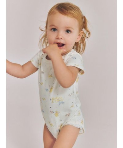 【BABY】半袖ボディスーツ