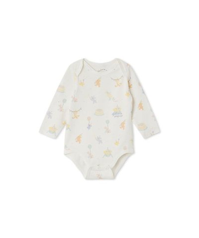 【BABY】長袖ボディスーツ