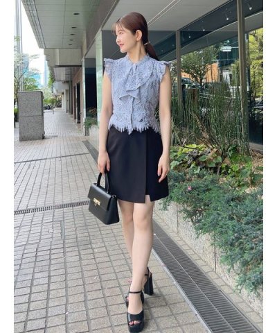 ラップディティールシンプルスカショーパン
