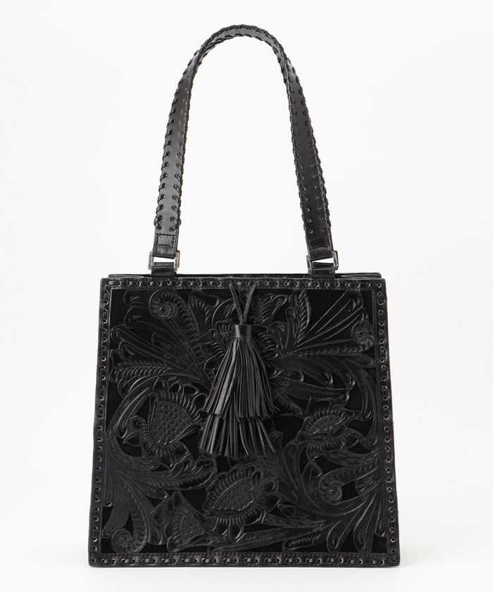 GRACECONTINENTAL Cutwork toteBAG ブラック F GRACECONTINENTAL Cutwork toteBAG ブラック F