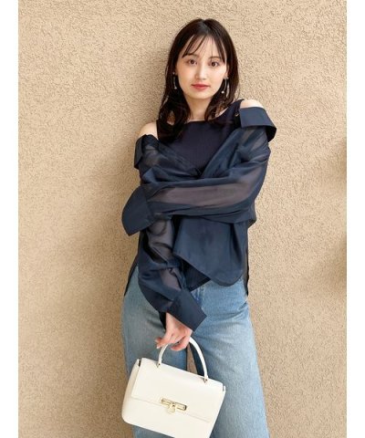Sustainableシアーシャツニットセット