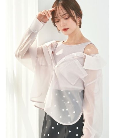 Sustainableシアーシャツニットセット