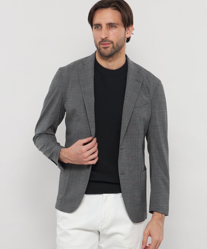 【未使用】マッキントッシュロンドン ジャケット リネン混 40 グレー メンズ グレー系｜コート｜マッキントッシュ ロンドン(MACKINTOSH LONDON