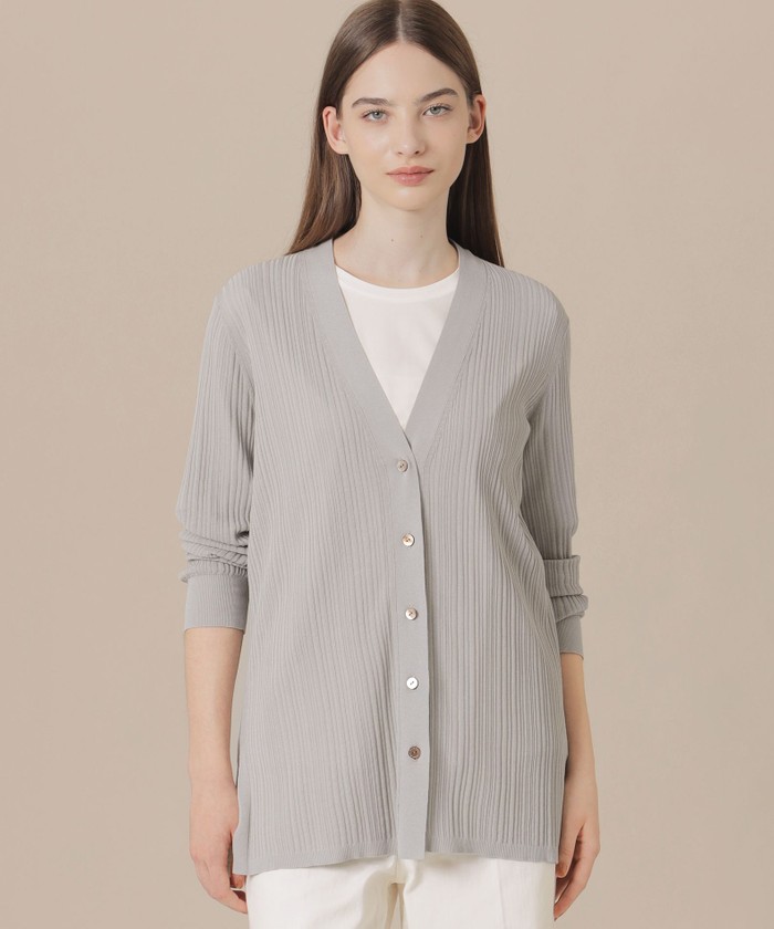近年完売品【美品✨】マッキントッシュロンドン コットンシルクニットカーディガン セール】 【L】コットンシルクニットカーディガン （ニット