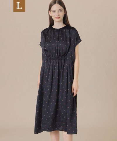【L】Mドットプリントワンピース