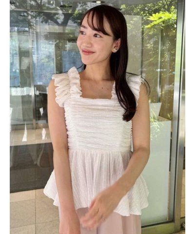 バルーンペプラムキャミブラウス