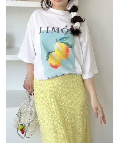 フルーツプリントTシャツ／ウォッシャブル