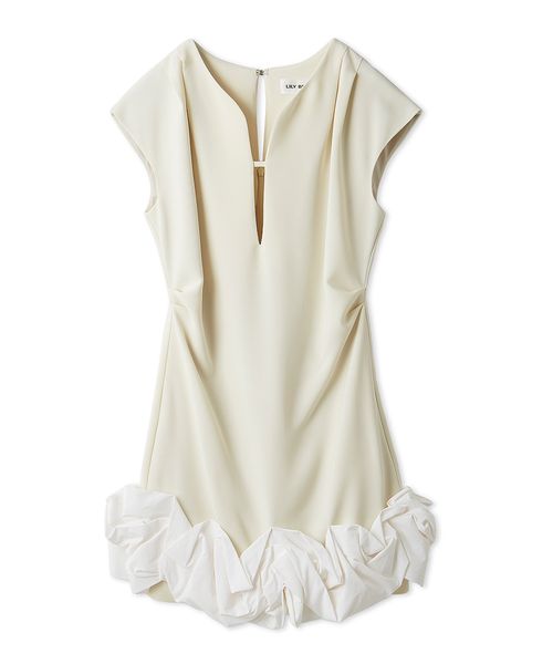 バブルヘムストレッチミニワンピース(508159810)｜阪急百貨店