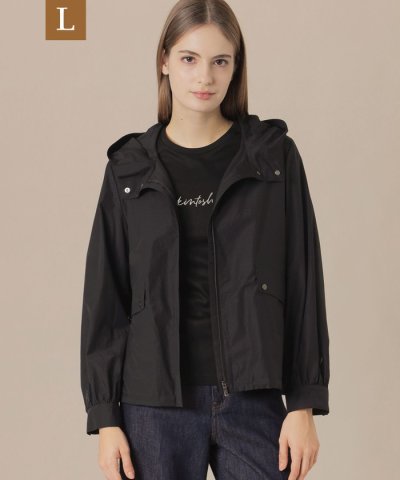 【L】【WEB・一部店舗限定】シルケットタフタショートコート
