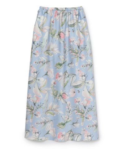 【marmors】フラワープリントスカート《WEB＆EPOCA THE SHOP