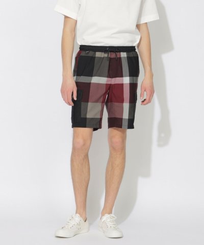 【WEB・一部店舗限定】トリコットクレストブリッジチェックコンビショートパンツ