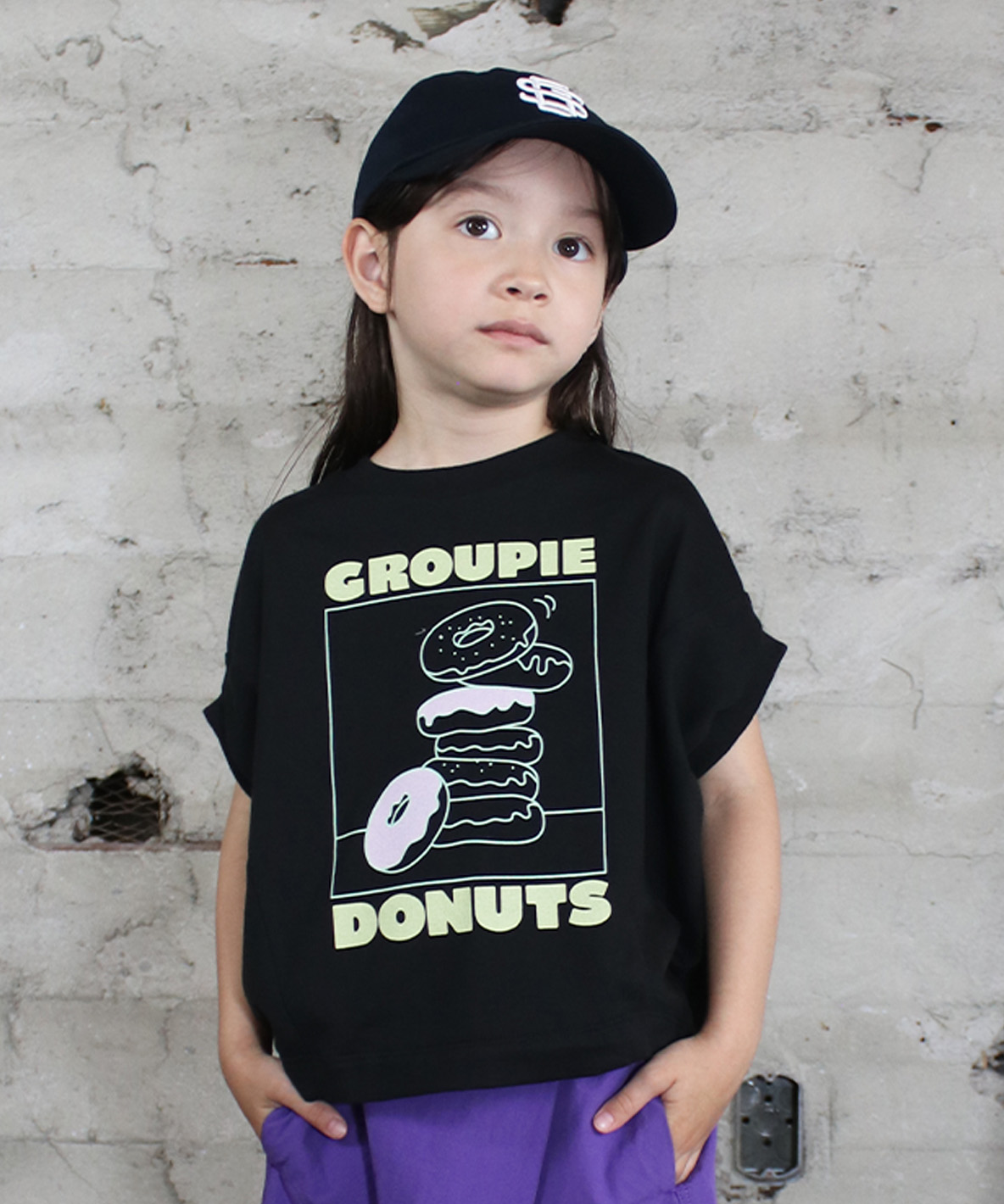 GROOVYCOLORS グルーヴィーカラーズ GROOVY COLORS DONUTS Tent−sle ブラック 110 GROOVYCOLORS グルーヴィーカラーズ GROOVY COLORS DONUTS Tent−sle ブラック 110