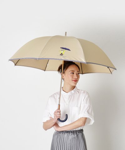 長傘 ツイル無地×RAIN BEAR ポロベア 雨傘 レディース