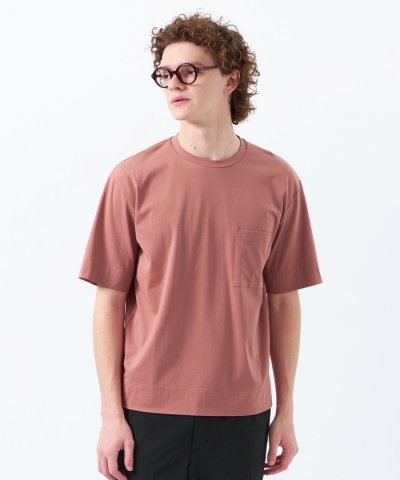 ベアスムース　五分袖ポケットTシャツ