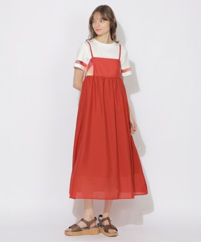 【WEB限定】スパンボイルキャミソールドレス