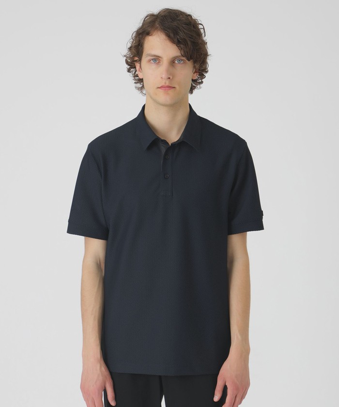 8 YARDS メンズ ポロシャツ L ブラック BLACK lab.】ブリーズメッシュポロシャツ(508128687)｜HANKYU MEN'S