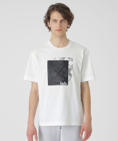【BLACK lab.】ラインストーンボックスロゴTシャツ