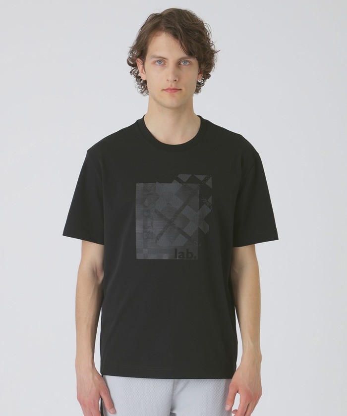 BLACK lab.】ラインストーンボックスロゴTシャツ(508128689)｜HANKYU