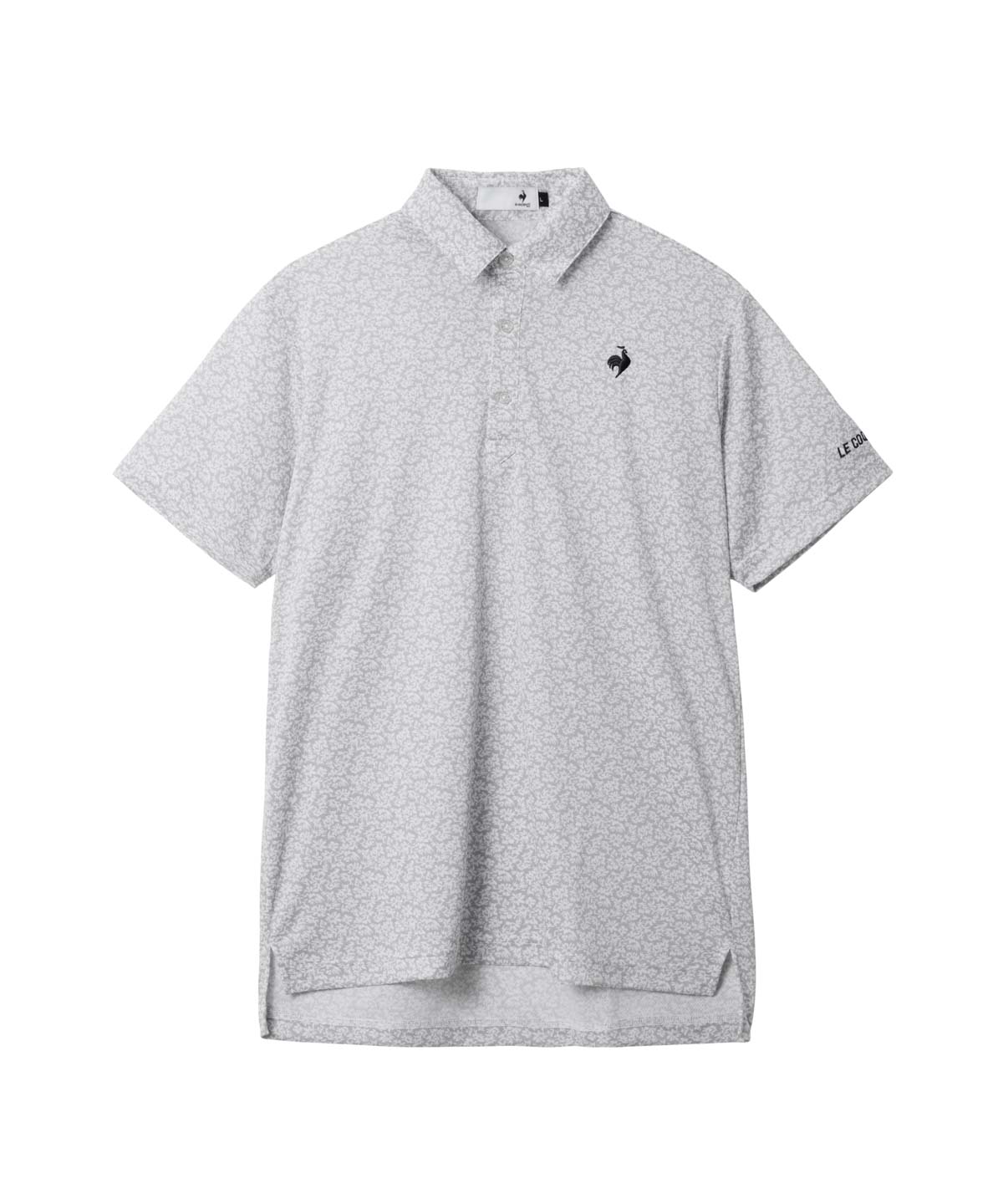lecoqsportifgolf 【直営店限定】小花柄半袖シャツ グレー LL