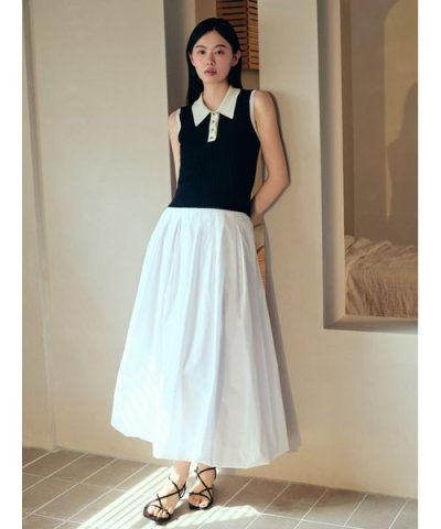 タックロングバルーンスカート