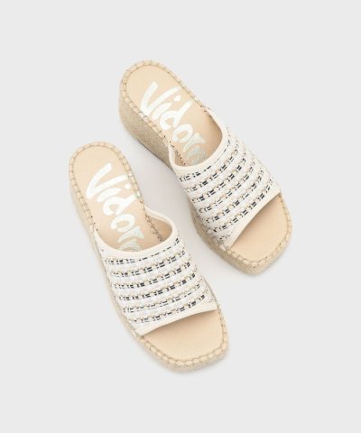 VIDORRETA ホワイトメッシュサンダル