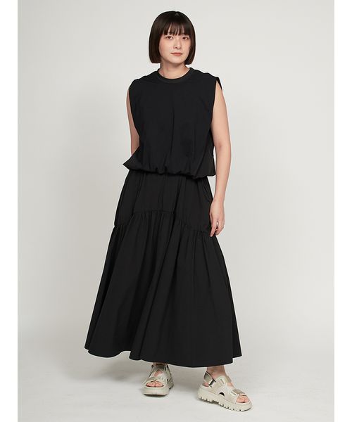 ★ 再値下げ❣️アトリエ エミ Lサイズ ワンピース ★ emmi atelier】ワッシャーコットンワンピース（ワンピース