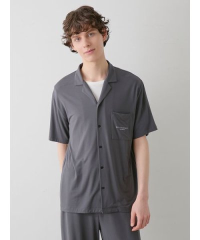 【HOMME】【接触冷感】COOLレーヨンシャツ