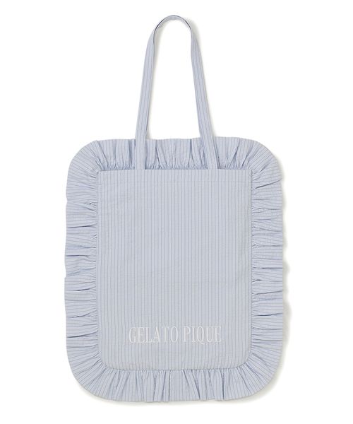 ONLINE限定】ストライプフリルトートバッグ(508174697)｜阪急