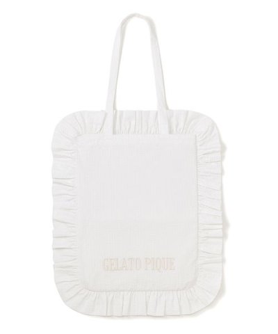 【ONLINE限定】ストライプフリルトートバッグ