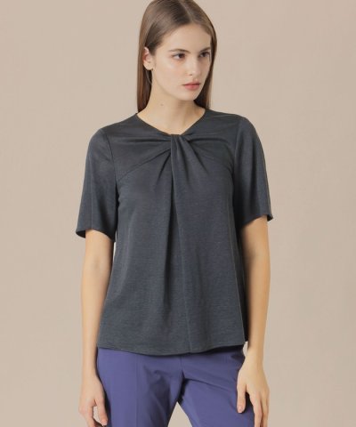 シルケットリネンプルオーバー