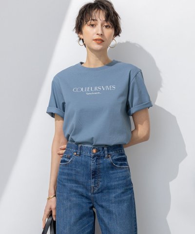 【洗える】ボタニカル カラー Tシャツ