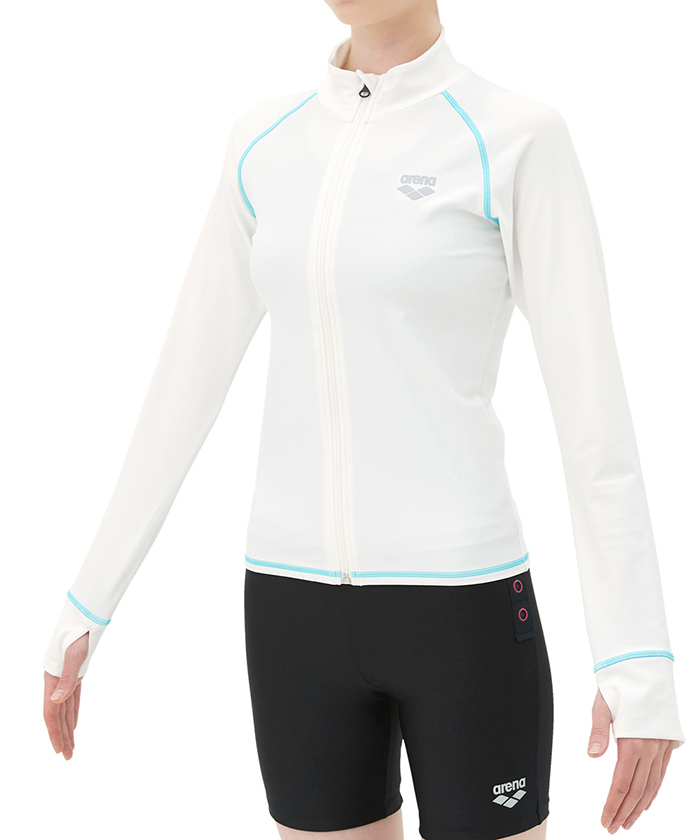 arena(ings) アリーナ arena フィットネスラッシュガード【返品不可商品】 ホワイト O arena(ings) アリーナ arena フィットネスラッシュガード【返品不可商品】 ホワイト O