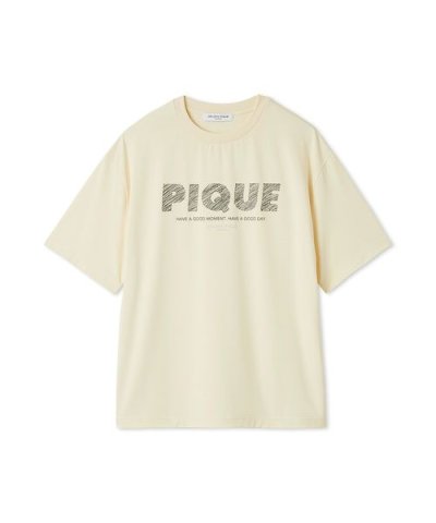 【HOMME】【接触冷感】ファンクションピケロゴTシャツ