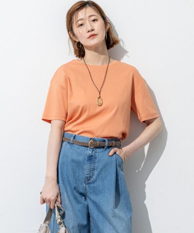 【速乾性/汗じみ防止】半袖 クロップド IT Tシャツ