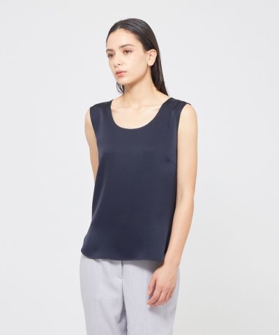 【VERY NaVY2025年6月号掲載】バックサテンジョーゼット タンクトップ