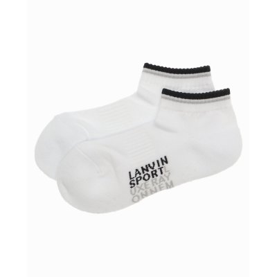 ランバン スポール LANVIN SPORT アンクル丈ソックス【抗菌防臭/足底