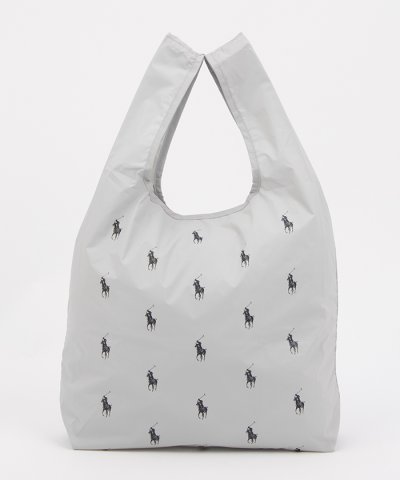 レインバッグ ポロポニー 総柄 ロゴ ポケッタブル ユニセックス